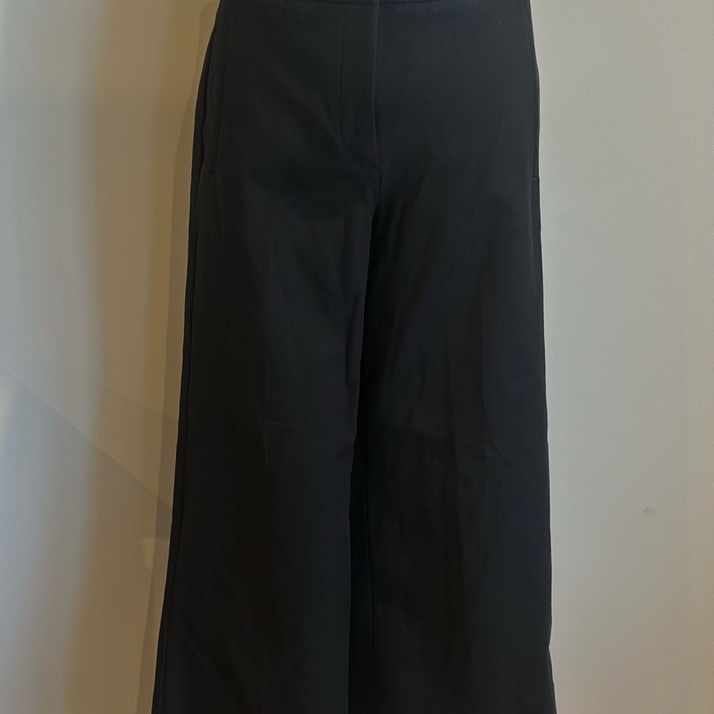 Ann Taylor Black Wide-Leg Pants